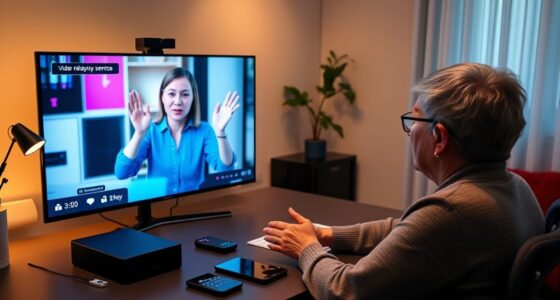 video relay for deafblind