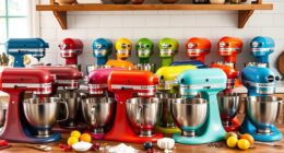colorful kitchenaid mixers