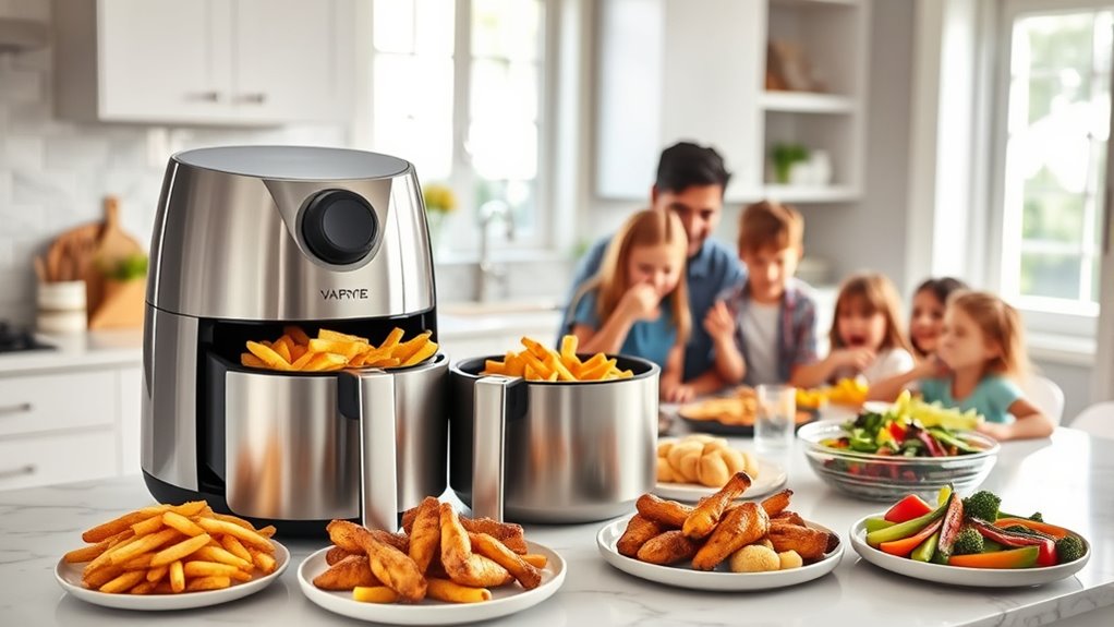 large capacity versatile easy clean