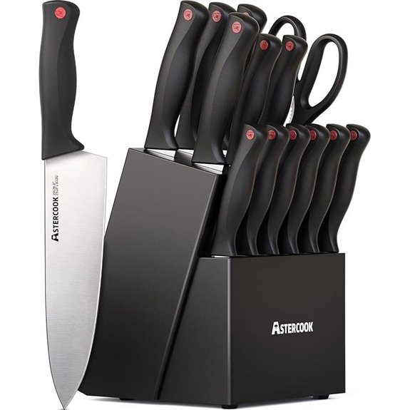 15 Best Knives for 2026 That Will Upgrade Your Home Kitchen 12 Astercook 15-Piece Kitchen Knife Set with Sharpener