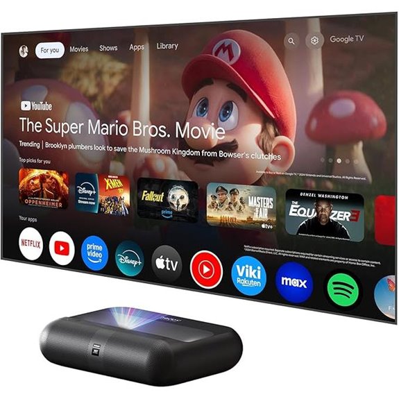 10 Best Ultra Short Throw Projectors of 2026 for a Crisp, Big Screen Experience 7 Yaber K300s 4K Short Throw Laser Projector