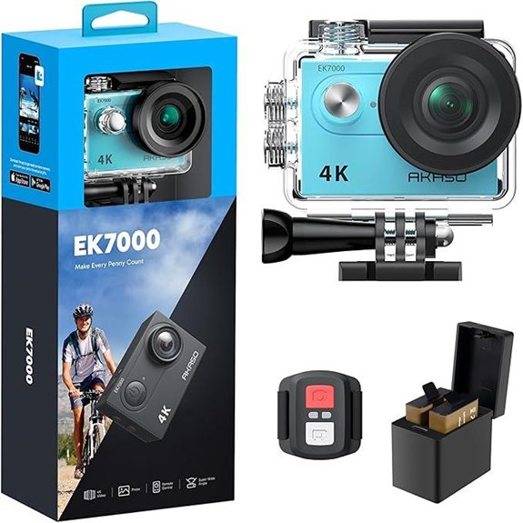 The 5 Best Action Cameras of 2026 – Capture Every Adventure in Stunning Detail 5 AKASO EK7000 4K Action Camera with Waterproof Case