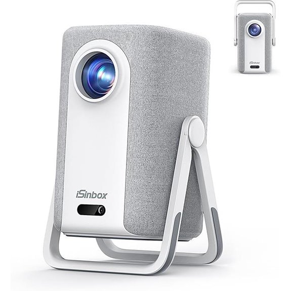 10 Best Ultra Short Throw Projectors of 2026 for a Crisp, Big Screen Experience 8 4K Outdoor Projector with WiFi Bluetooth Auto Focus