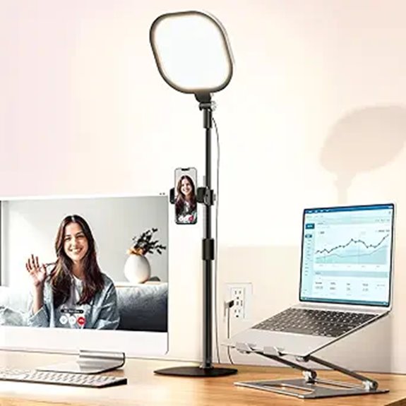 10 Best Ring Lights for Video in 2026: Brighten Your Content Like a Pro 2 Video Conference Ring Light with Flexible Stand