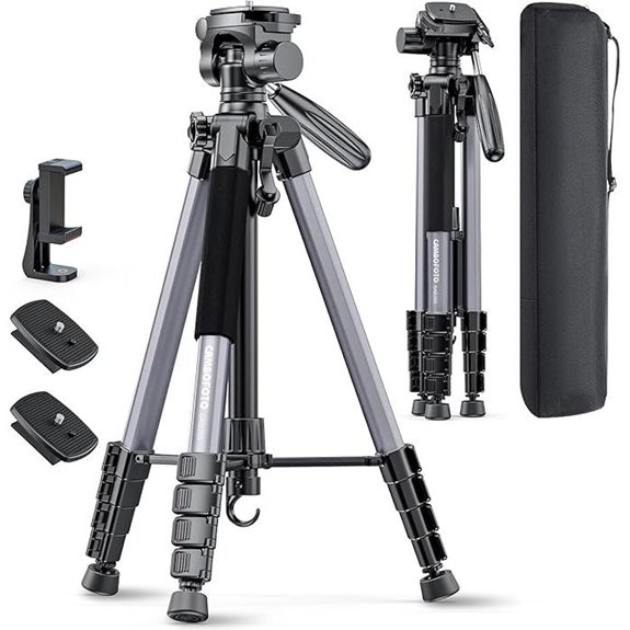 10 Best Camera Tripods for Travel in 2026: Compact, Durable, and Perfect for Adventure 9 CAMBOFOTO 74