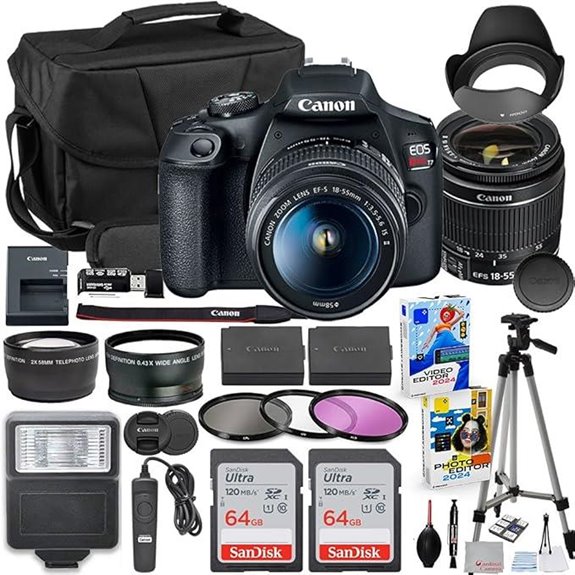 7 Best Camera Lenses for Beginners in 2026: Expert Picks and Tips 3 Canon EOS Rebel T7 DSLR Camera Bundle with Accessories