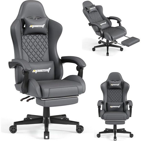 15 Best Gaming Chairs Under $200 That Offer Comfort and Value 11 Ergonomic Gaming Chair with Footrest and Lumbar Support
