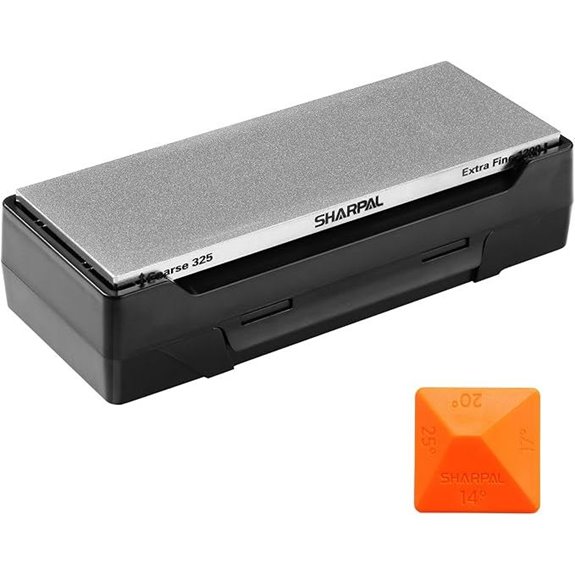 SHARPAL 162N Double-Sided Diamond Whetstone Knife Sharpener
