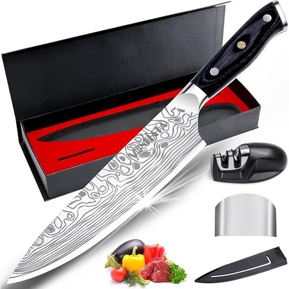 15 Best 8 Inch Chef Knives for 2026 That Chefs Rave About 6 MOSFiATA 8 Chef's Knife with Sharpener and Gift Box