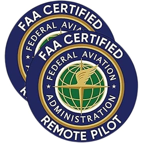 eDesign 2-Pack FAA Certified Drone Stickers