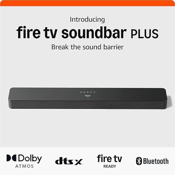 7 Best Dolby Atmos Soundbars for Immersive Home Theater in 2026 6 Amazon Fire TV Soundbar Plus with Dolby Atmos
