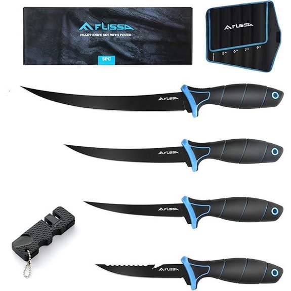 FLISSA 4-Piece Fillet Knife Set with Sheath