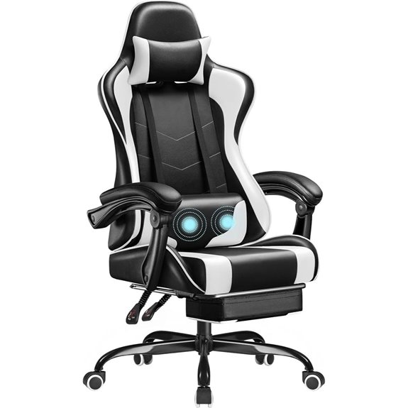 15 Best Gaming Chairs Under $200 That Offer Comfort and Value 9 Homall Gaming Chair with Footrest and Lumbar Support