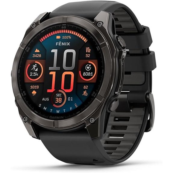 10 Best Multisport Watches of 2026 for Every Athlete’s Needs 9 Garmin fēnix 8 AMOLED GPS Smartwatch with LED