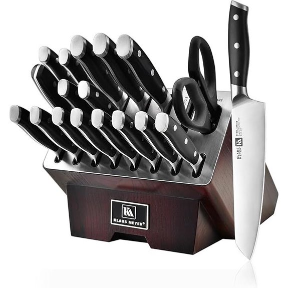 15 Best Forged Knife Sets for 2026 That Chefs Swear By 17 Klaus Meyer 19-Piece German Steel Knife Block Set