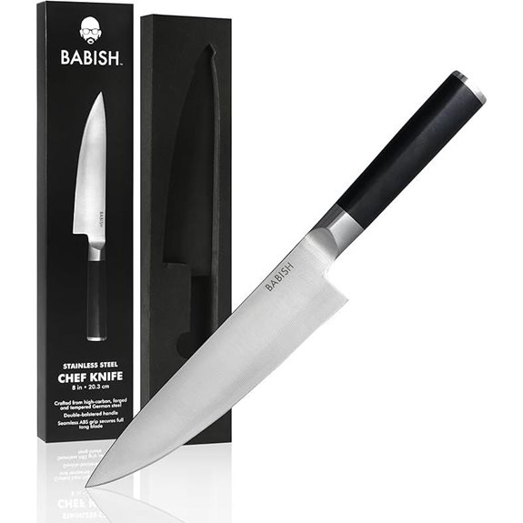 Babish 8-Inch Chef Knife High-Carbon German Steel