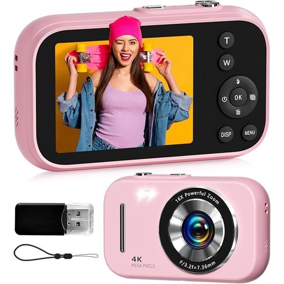 15 Best Compact Cameras for Travel in 2026: Capture Every Adventure With Ease 7 FHD 4K 48MP Compact Digital Camera with Zoom