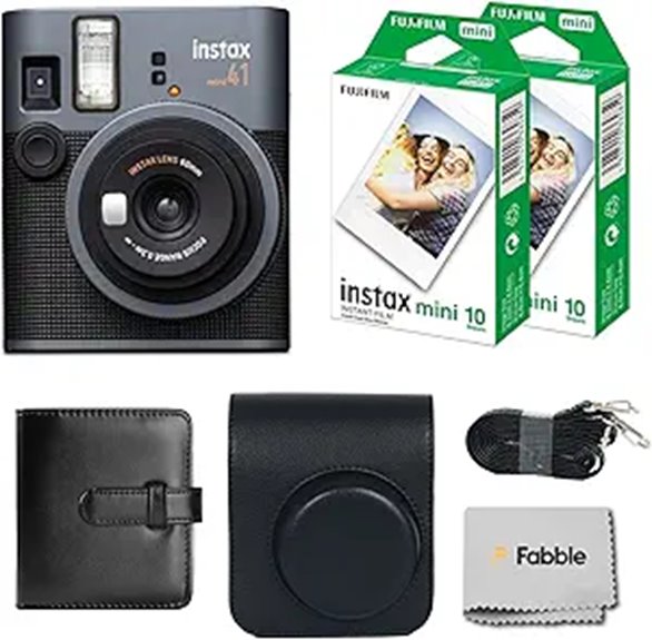 10 Best Instant Cameras of 2026 for Capturing Spontaneous Moments 3 Fujifilm Instax Mini 41 Camera Bundle with Accessories