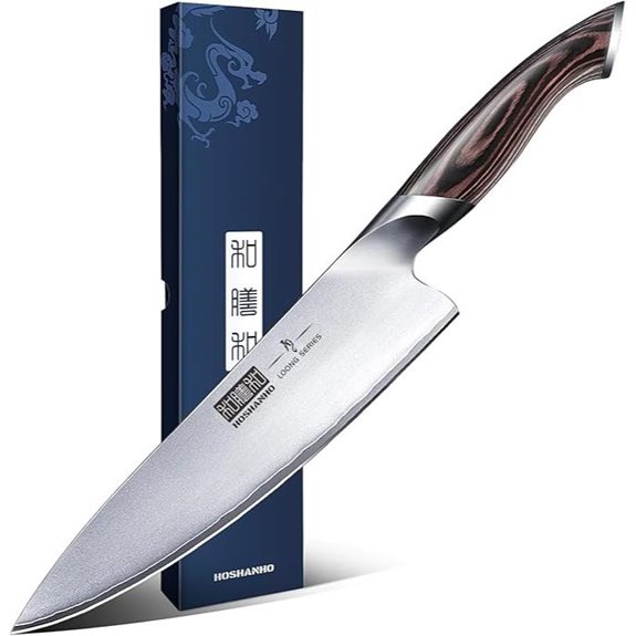 15 Best 8 Inch Chef Knives for 2026 That Chefs Rave About 9 HOSHANHO 8-Inch Japanese High Carbon Chef's Knife