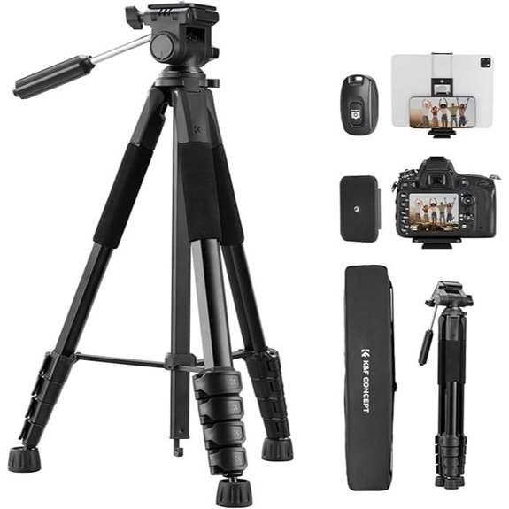 10 Best Camera Tripods for Travel in 2026: Compact, Durable, and Perfect for Adventure 7 K&F CONCEPT 75