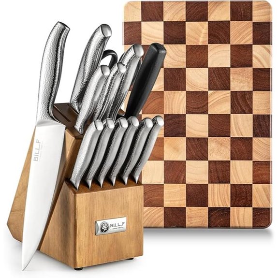 15 Best Cutting Boards for Chef Knives in 2026 10 Knife Block Set with Kitchen Knives and Cutting Board