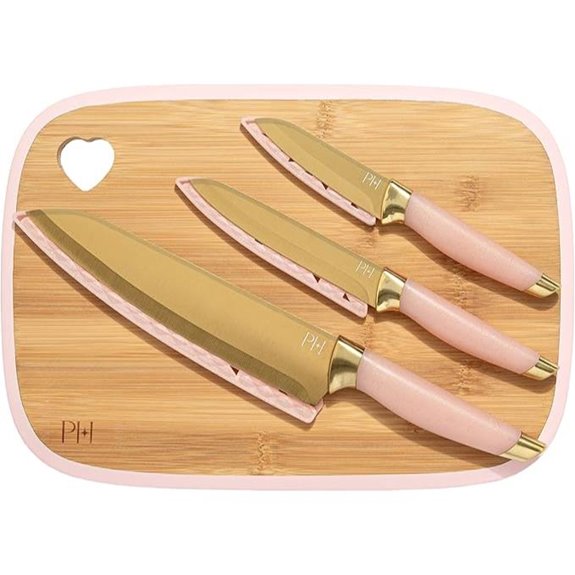 15 Best Cutting Boards for Knives in 2026 That Chefs Recommend 7 Paris Hilton Reversible Bamboo Cutting & Knife Set