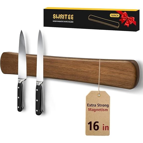 15 Best Magnetic Knife Strips for 2026 That Chefs Rave About 7 Magnetic Wall Knife Holder 16-Inch Wood Organizer