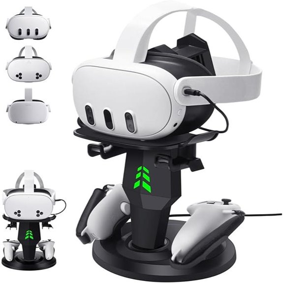 VR Headset Charging Dock for Meta Quest 3/2