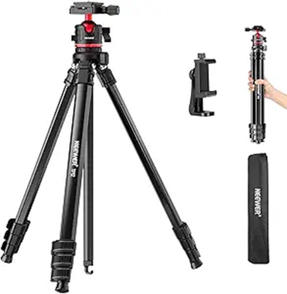 10 Best Camera Tripods for Travel in 2026: Compact, Durable, and Perfect for Adventure 2 NEEWER 66.5