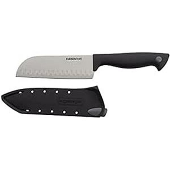 Farberware Edgekeeper 5-Inch Santoku Knife with Sharpener
