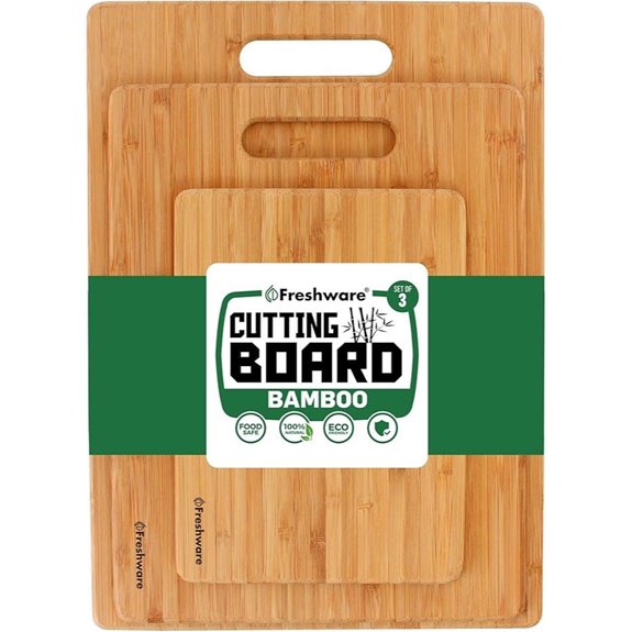 15 Best Knife Friendly Cutting Boards for 2026 5 Bamboo Cutting Boards Set of 3 with Handles