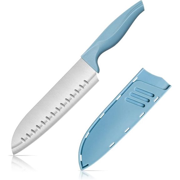 Dsmile 7 Inch Chef's Knife Set with Blade Guards