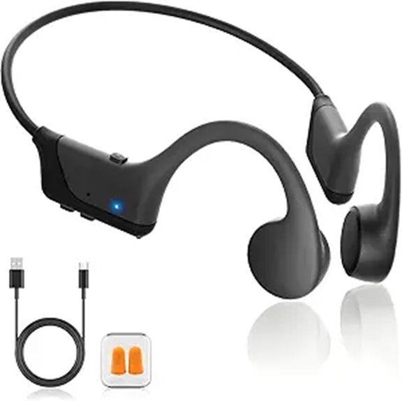 15 Best Bone Conduction Headphones That Combine Comfort and Sound Quality in 2026 12 Bluetooth Bone Conduction Headphones Sweatproof 10H Playtime