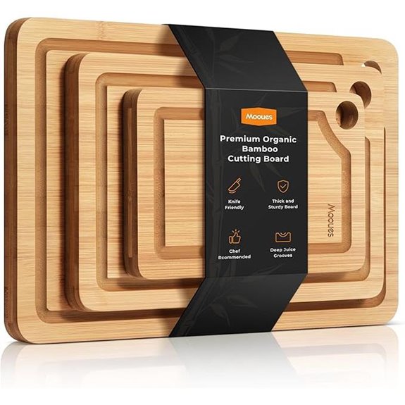 15 Best Bamboo Cutting Boards for Knives in 2026 11 Bamboo Cutting Board Set with Juice Groove (3-Piece)