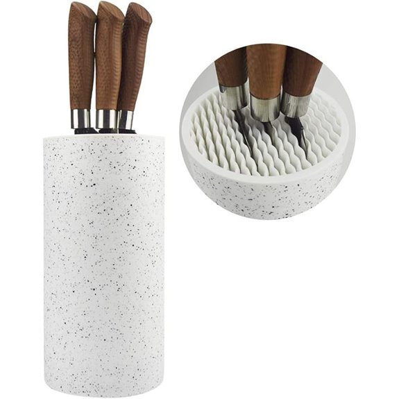 Toosbuc Round Knife Block Holder for Kitchen