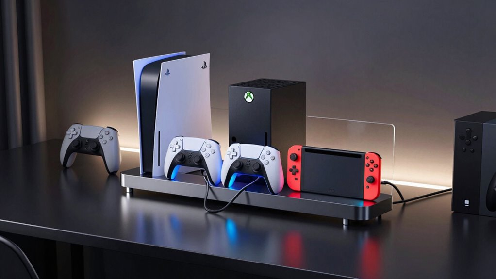 top console charging stations