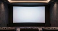 top fixed frame projector screens