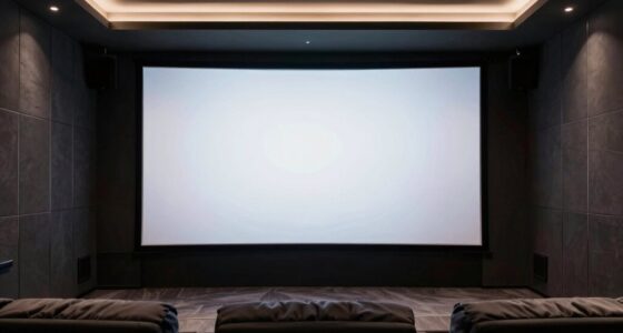 top fixed frame projector screens