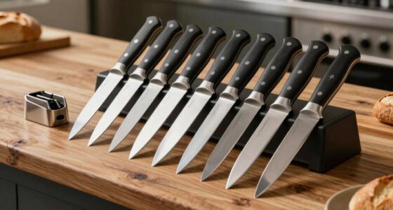 top knife sets with sharpeners