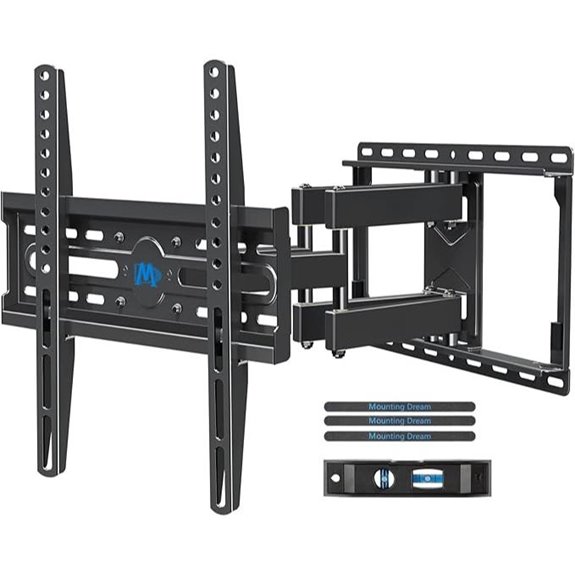 5 Best Full Motion TV Wall Mounts of 2026 for Flexible Viewing 4 Mounting Dream TV Wall Mount for 32-65 Inch TVs