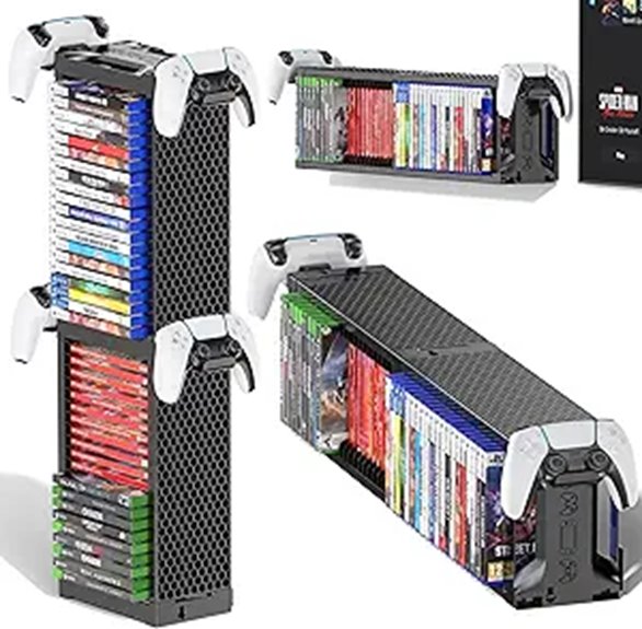 15 Best Game Storage Stands to Keep Your Gaming Room Organized in 2026 17 Kytok Video Game Disc Rack with Controller Holder