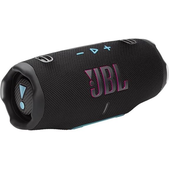 7 Best Waterproof Bluetooth Speakers for Poolside Parties and Outdoor Adventures 7 JBL Charge 6 Waterproof Bluetooth Speaker with Powerbank