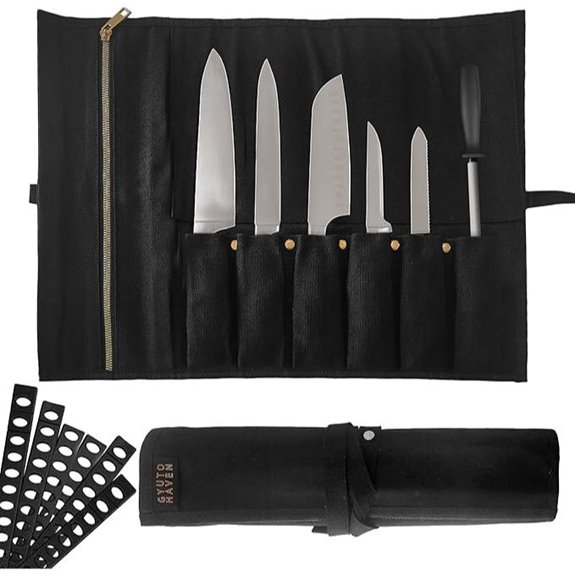15 Best Knife Rolls for Chefs in 2026 That Pros Recommend 16 Chef Knife Roll Bag with 6 Slots and Water Resistance