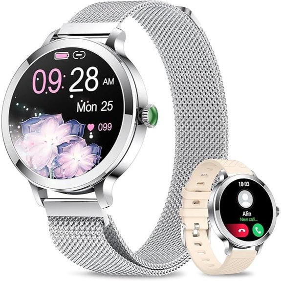 Smart Women’s Smartwatch with Heart Rate & Waterproof