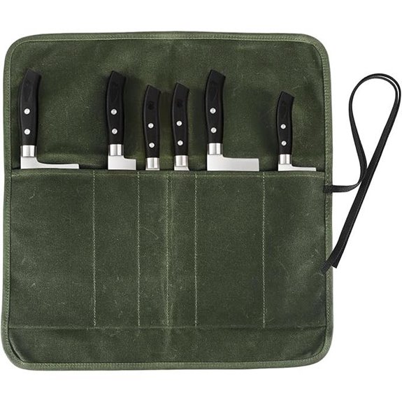 15 Best Knife Rolls for Chefs in 2026 That Pros Recommend 7 Chef’s Knife Roll Bag with 6 Slots Waxed Canvas