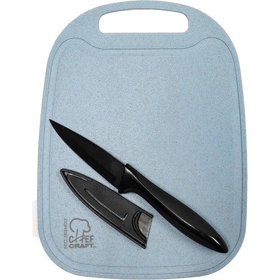 15 Best Cutting Boards for Knives in 2026 That Chefs Recommend 3 Chef Craft Wheat Straw Cutting Board & Knife Set