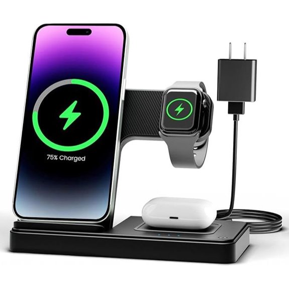 3-in-1 Wireless Charger for iPhone Watch Airpods