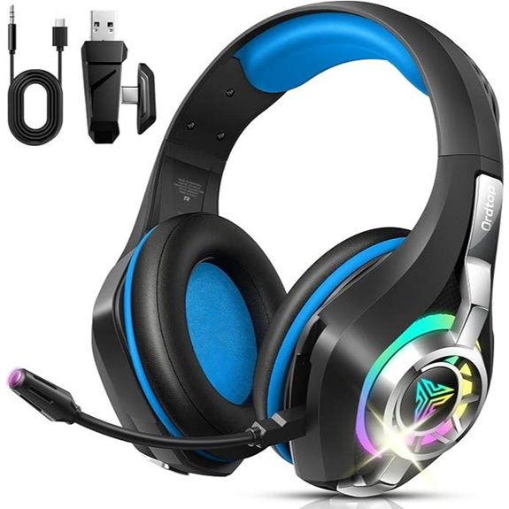 Wireless Gaming Headset for PS5/PC/Xbox with Surround Sound