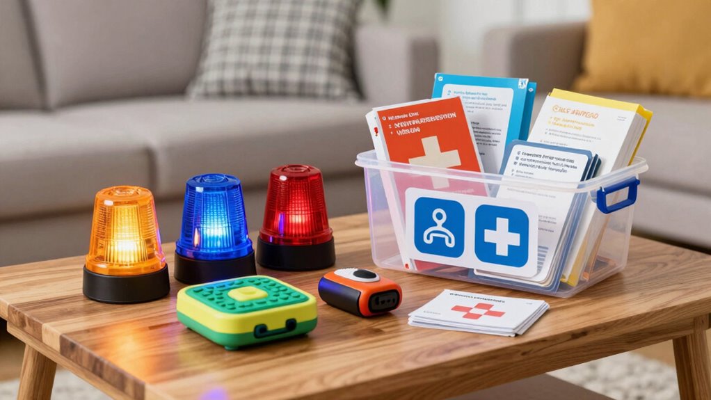 accessible emergency kit setup