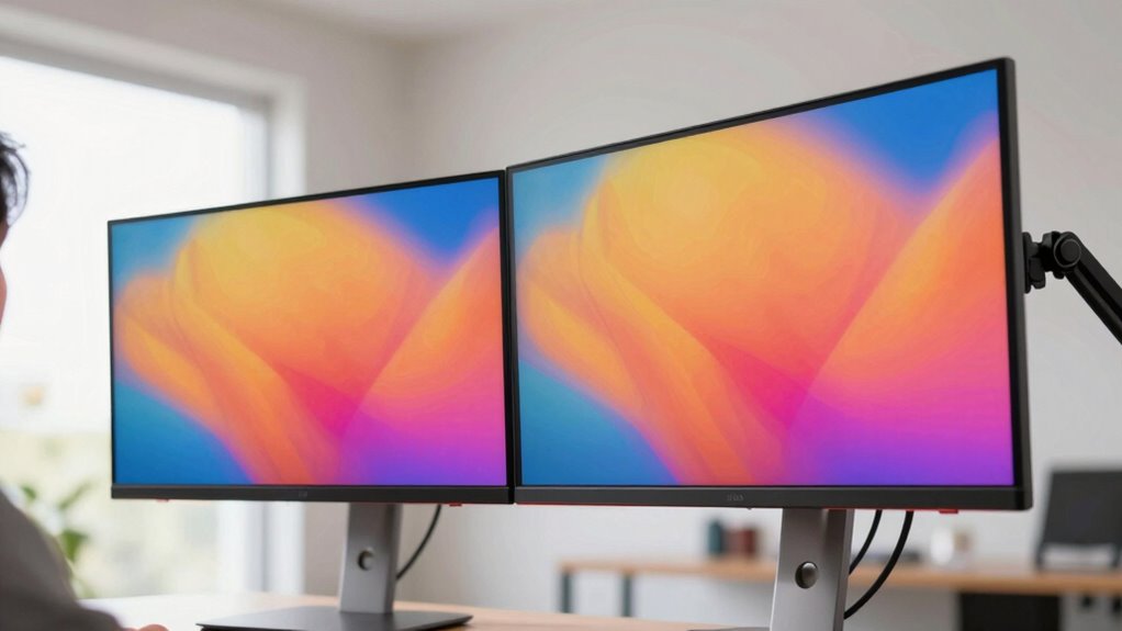 adjust monitor height and tilt